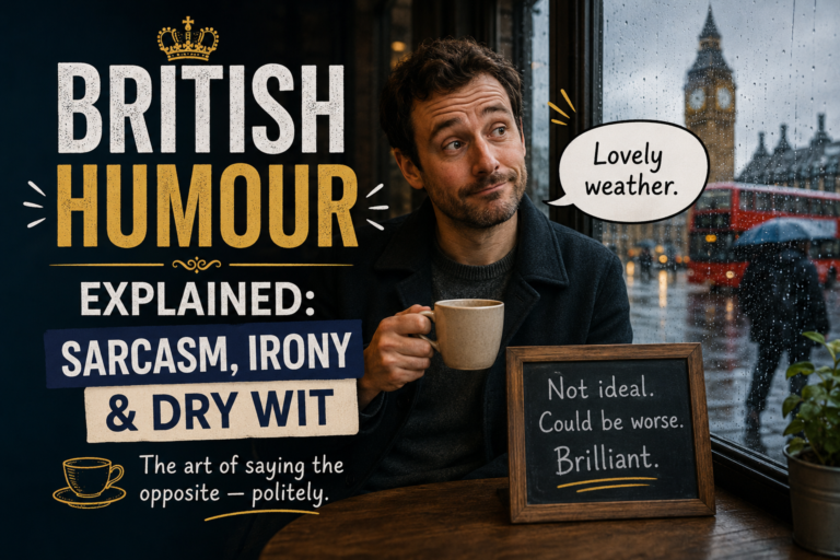 British Humour Explained: Understanding Sarcasm, Irony and Dry Wit